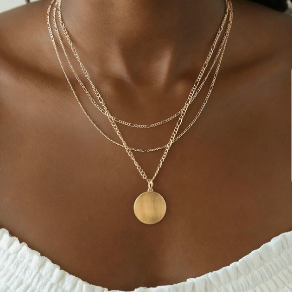 Jewelry - Stainless Steel Disc Pendant